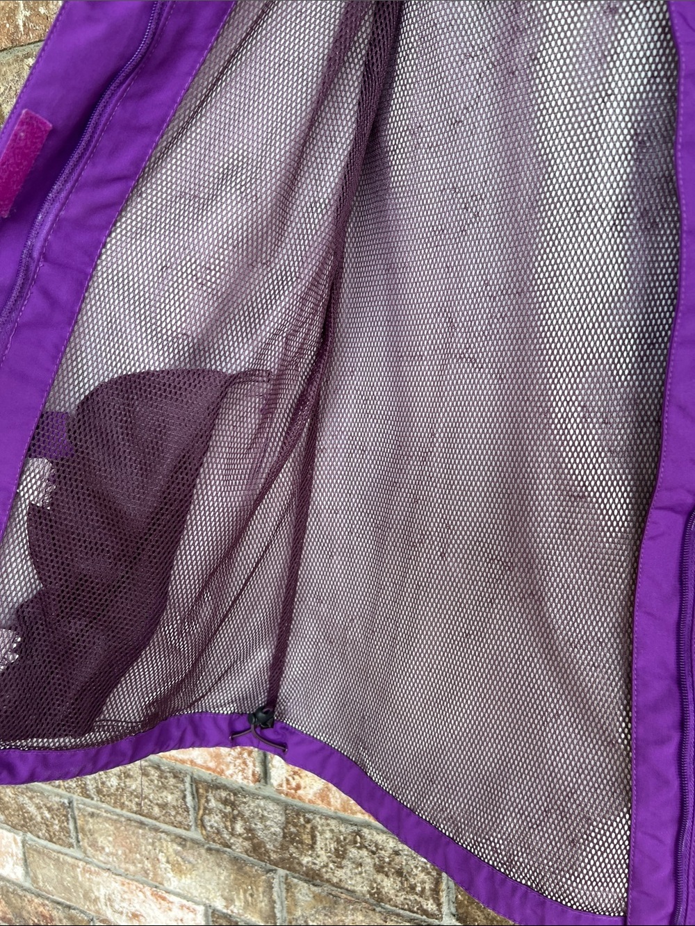 Helly Hansen Outdoor Purple Hooded Full Zip Rain Coat Jacket Women’s Size M - Picture 4 of 13